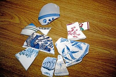 Porcelain shards a mystery